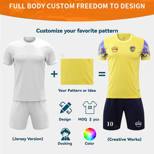 Uniforme de Fútbol Personalizado de Alta Calidad, Conjunto de Camiseta de Fútbol Vintage con Impresión por Sublimación, Camisetas de Fútbol, Maillot de Foot Personnalisé - Product Image 1