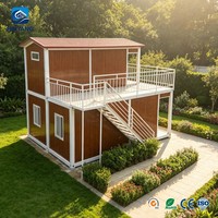 Maison conteneur modulaire préfabriquée de luxe résidentielle portable et détachable du fabricant