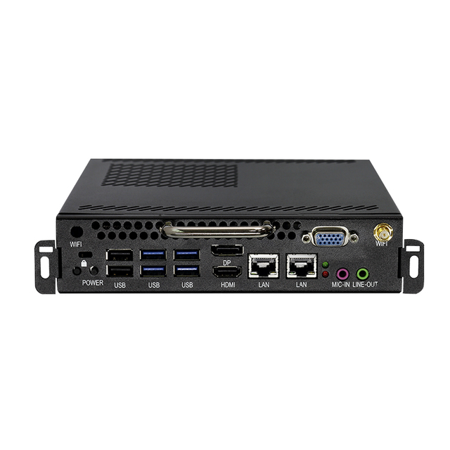 Fanless Customized OPS I5 I3 I7 Mini PC 4k Industrial Computer with Win10 Os Mini Pc
