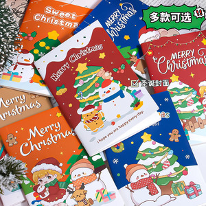Carnet de Noël à motifs de dessins animés 64k, mini bloc-notes ligné de poche, style japonais et coréen mignon, cadeau pour enfants - Product Image 1