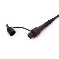Adaptor Serat Optik Tahan Air Mini SC/APC Wanita, Coupler Luar Ruangan IP68 yang Diperkuat Kompatibel dengan Kabel Drop FTTX