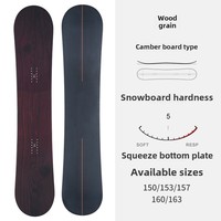 Planche de ski freestyle pour la compétition hivernale, sports de plein air, freeride, tendance