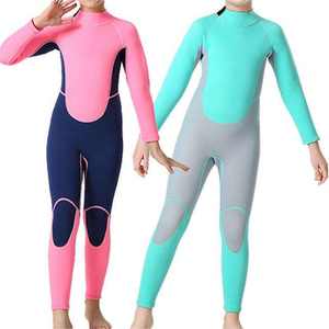 수영 서핑 및 다이빙을위한 남녀 공용 2mm 네오프렌 잠수복 어린이 방수 수상 스포츠 인쇄 기술 - Product Image 1