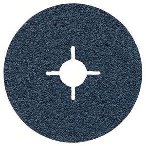 จานขัดเส้นใยบอช-2608606725 R574ดีที่สุดสำหรับโลหะ3165140179904ขัดผิว ø115mm - Product Image 1