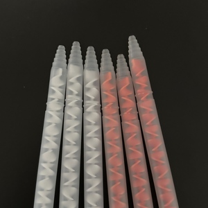 <span class=keywords><strong>Mfx</strong></span> 10-18 10:1 1:1 Trộn Ống Vòi Phun Keo Epoxy Nhựa Vòng Miệng Nhựa Dính Tĩnh Mixer Cho 200Ml & 400Ml Cartridge - Product Image 4