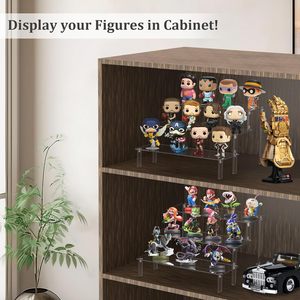 Expositor Acrílico Transparente de 3 Niveles para Perfumes, Colonia, Cupcakes, <span class=keywords><strong>Amiibo</strong></span>, Figuras, Comida, Postres, Organizador de Cosméticos - Product Image 3
