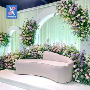 Promessa di fiori artificiali corridori di fiori colorati per la decorazione di nozze sfondo - Product Image 1