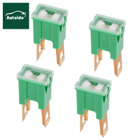 Fusible automatique 40A Fusible long branché FLB-40 le lien fusible automobile (borne à boulon 13/16 "-40A (vert)) Jambe longue