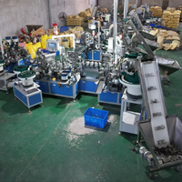 Machine de production de amortisseurs à charnière motorisés pour roulements industriels entièrement automatiques, commande PLC, 2 kW, 220 V, 1500 kg, garantie 2 ans