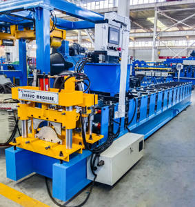 XN 금속 지붕 타일 리지 캡 색상 코팅 타일 롤 이전 성형 프레스 만들기 기계 - Product Image 3