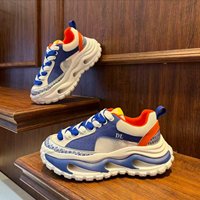 Baskets décontractées légères et robustes pour hommes, chaussures de course rétro à semelle compensée et coupe basse