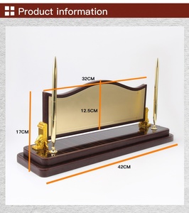 <span class=keywords><strong>Plaque</strong></span> en bois personnalisable vierge pour récompenses, souvenirs, table et <span class=keywords><strong>bureau</strong></span>, certifiée pour le marché <span class=keywords><strong>de</strong></span> gros - Product Image 6