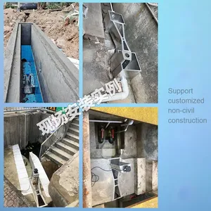 304 thép không gỉ mở kênh đo lưu lượng siêu âm bachel máy bay phản lực nước thải giám sát Tank parshall flume cho nước dân dụng - Product Image 4