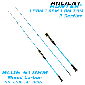 <span class=keywords><strong>Canne</strong></span> à pêche <span class=keywords><strong>Casting</strong></span> en carbone mixte de la série old Hunter Storm, 1.68m, 1.8m, 1.95m, <span class=keywords><strong>40</strong></span>-<span class=keywords><strong>120g</strong></span>, 60-180g - Product Image 4
