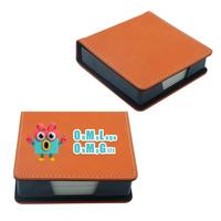 Bloc-notes carré personnalisé en cuir promotionnel pour bloc-notes Laserable en similicuir nouveaux produits bloc-notes