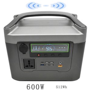 สถานีไฟฟ้าพกพา 600W 512Wh คลื่นไซน์บริสุทธิ์ เครื่องกำเนิดพลังงานแสงอาทิตย์ สำหรับตั้งแคมป์กลางแจ้ง ใช้ในกรณีฉุกเฉิน สำรองไฟ 600 1000w สำหรับเซิร์ฟเวอร์ - Product Image 5