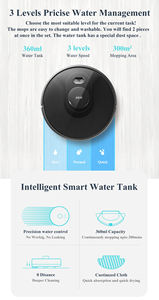 Robot aspirateur ABIR X8 à navigation laser avec connectivité Wi-Fi, compatible avec Alexa <span class=keywords><strong>Echo</strong></span> - Product Image 4