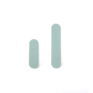 Professional Disposable Sponge & EVA Mini Block Nail Buffer File with Straight Pattern Custom Logo Double Sided Emery Board