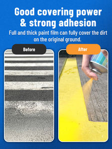 بخاخ طلاء سانفو سريع الجفاف بخطوط زرقاء، طلاء سيارات منعش بدون رائحة، طلاء موحد احترافي للملاعب الرياضية - Product Image 3