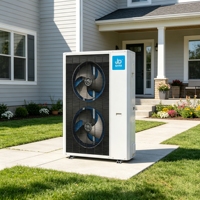 Pompe à chaleur air-eau tout-en-un 18KW R290 EVI DC Inverter JIADA A+++ Haute efficacité Basse température WIFI OEM pour chauffage domestique et ECS