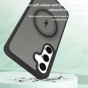 Aimants hybrides haut PC pour A16 26 TPU acrylique dos peau sensation Airbag <span class=keywords><strong>housse</strong></span> <span class=keywords><strong>de</strong></span> protection pour téléphone pour <span class=keywords><strong>Samsung</strong></span> Galaxy S24FE - Product Image 3