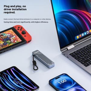 علبة قرص صلب خارجي ماي وو K1751 M.<span class=keywords><strong>2</strong></span> NVMe إلى Type-C، علبة ألومنيوم لقراءة الأقراص الصلبة المحمولة - Product Image 3