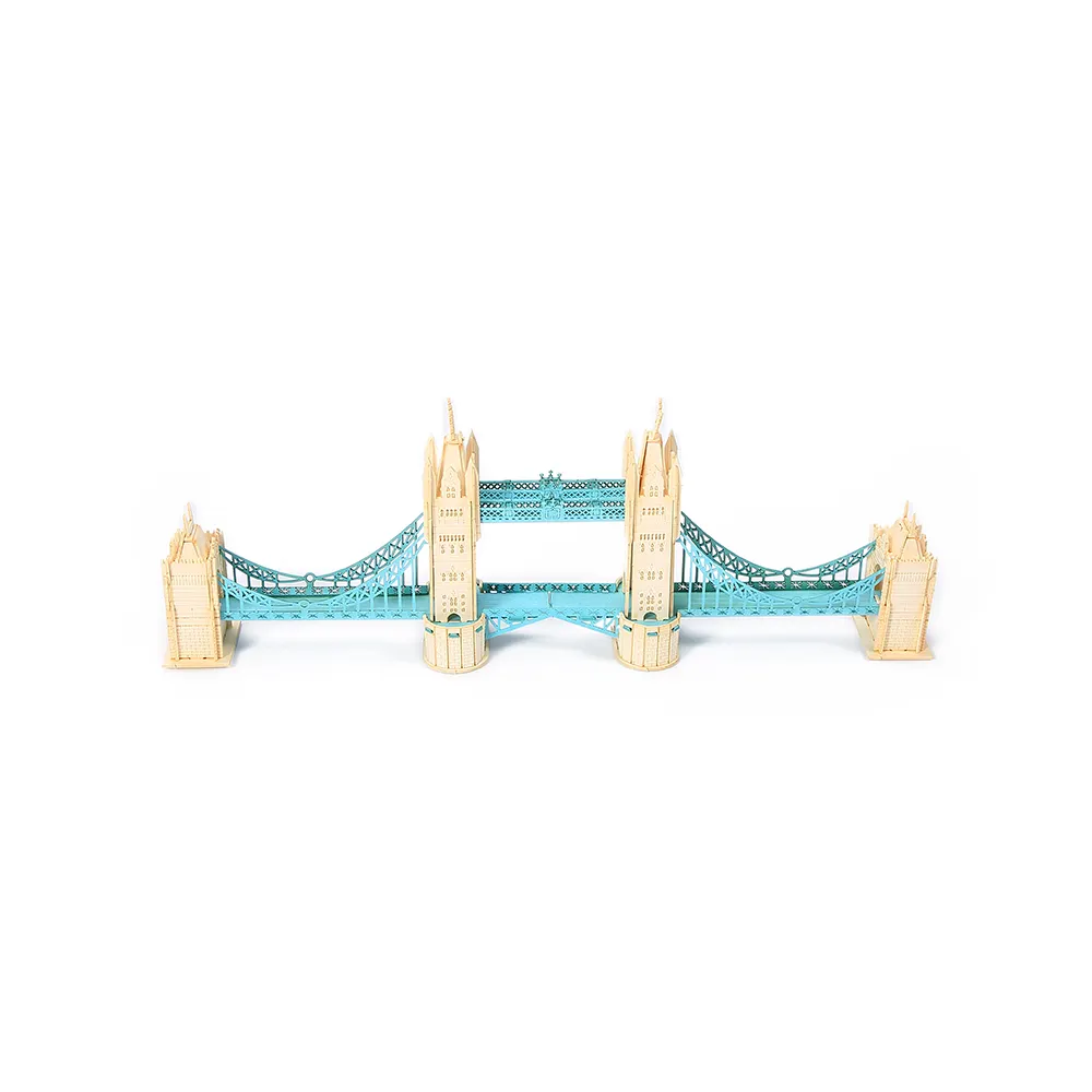 3D London Puzzles Großbritannien Wahrzeichen Architektur Modell Kits Souvenirs pielzeug für Erwachsene und Kinder, die Tower Bridge