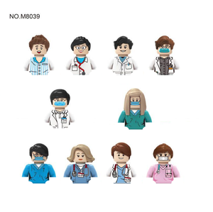 22 Styles de figurines de construction de personnages professionnels de la <span class=keywords><strong>ville</strong></span>, ensemble de jouets créatifs à collectionner pour enfants, en stock, livraison rapide - Product Image 3