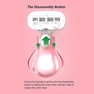 Phụ Nữ Tóc Loại Bỏ Dao Cạo Cơ Thể Mặt Mini Xách Tay Dao Cạo Với Trường Hợp - Product Image 4