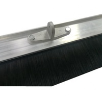 Brosse à béton avec support en aluminium pour la finition, fibres en nylon, 24/36/48/60 pouces