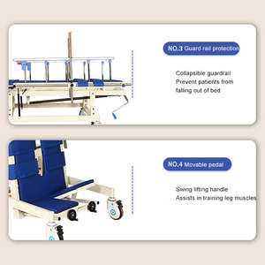 Letto Inclinabile Idraulico per Fisioterapia e Riabilitazione in Piedi per Pazienti di Centri di Riabilitazione - Product Image 5