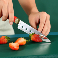 Keukenmes met kunststof handvat en beschermhoes, groentesnijder, fruitmes, Cuchillo Cocina, keukenhulpjes voor thuis