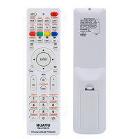 HUAYU RM-L1130 + 12 télécommande universelle blanche de remplacement pour toutes les marques Smart LED LCD TV