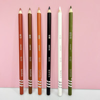 Crayon surligneur couleur charbon personnalisé pour étudiants en art, fournitures de dessin et de peinture, ensemble soluble de 8 pièces