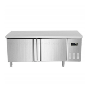 SPM Commercial Pizza Salad <span class=keywords><strong>Bar</strong></span> Sandwich <span class=keywords><strong>Counter</strong></span> Display Chiller Nevera Glass Top Prep Table Refrigerador Congelador - Product Image 4