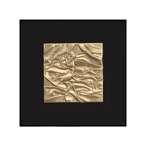 Wholesale custom support Luxury home decor modern panel 3D leather wall art decorative products