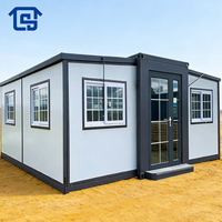 Alibaba-online-shopping Maisons miniatures à double aile de 20 et 40 pieds, prêtes à être expédiées, modulaires démontables, bureaux mobiles, appartements, hôtels