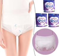 Culottes de nuit jetables pour femmes, protection absorbante rapide, surface douce, anti-fuites latérales et dorsales
