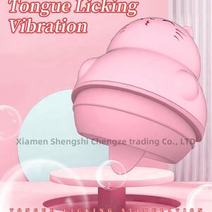Schattige Mini Draadloze Kat <span class=keywords><strong>Vibrator</strong></span> Voor Eivormige Seksspeeltje Voor Vrouwelijke Clitoris Likken Met Trillende Tong - Product Image 2