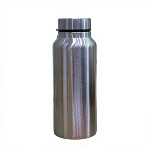 Bouteille d'eau portable en acier inoxydable réutilisable au design moderne et minimaliste avec couvercles inclus, écologique et personnalisable - Product Image 1