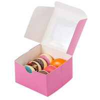 IMEE Personnalisé Gâteau Bonbons Truffe Bar Bonbons Sucrés Dessert Pain Anniversaire Papier Emballage Boîte Cadeau avec Fenêtre