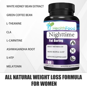 Capsules Brûle-Graisses Nocturnes à Chaud avec Magnésium : Activité Métabolique, Aide à Gérer le Stress et Améliore l'Humeur - Product Image 3