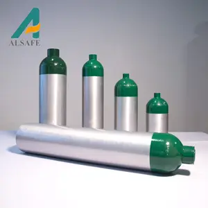 DOT Aluminum Medical Gas Medical Oxygen Tank Oxygen Cylinder For Hospital