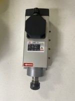CNC LY 2,2 kW 24000rpm persegi kecepatan tinggi berpendingin udara dengan Motor poros flensa