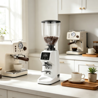 Machine à moudre le café électrique en acier inoxydable Sifei, capacité de 500 g, design minimaliste écologique pour espresso et café