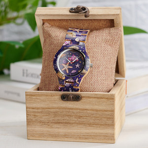 Handmade biểu tượng tùy chỉnh OEM thiết kế thương hiệu của riêng bạn đồng hồ đặt hàng thấp cổ điển bán buôn thạch anh Con trỏ bằng gỗ quay số 40mm UNISEX xem - Product Image 6