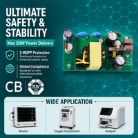 Module d'alimentation CA/CC à cadre ouvert avec conception de circuit imprimé personnalisée 20W 36W 65W, adaptateur secteur 9V 12V 15V 1.67A 1.34A