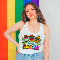 Transfert DTF personnalisé pour les vacances d'été, prêt à être pressé, transfert thermique à repasser pour les t-shirts et les vêtements