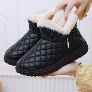สินค้าขายดีประจำปี 2025 ของขวัญคริสต์มาส รองเท้าบูทฤดูหนาวสำหรับผู้หญิง รองเท้าแตะในบ้านแบบนุ่ม อุ่นสบาย ระบายอากาศได้ดี รองเท้าแตะขนปุยสำหรับใส่ในบ้าน - Product Image 6