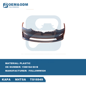 Modello di Auto Auto Aftermarket X paraurti anteriori in plastica con parti sensore 1588184-S0-B per Tesla modello X paraurti anteriori con sensore - Product Image 2